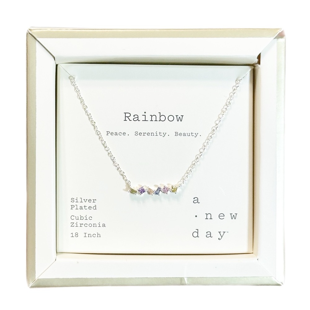 NWOT | A New Day Rainbow Necklace